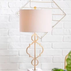31" Metal July Table Lamp (Includes LED Light Bulb) Gold - JONATHAN Y 7 31" Metal July Table Lamp (Includes LED Light Bulb) Gold - JONATHAN Y -Home Decoration Store GUEST 16311dbe ebf7 4c90 b81c f54bbf54a77d
