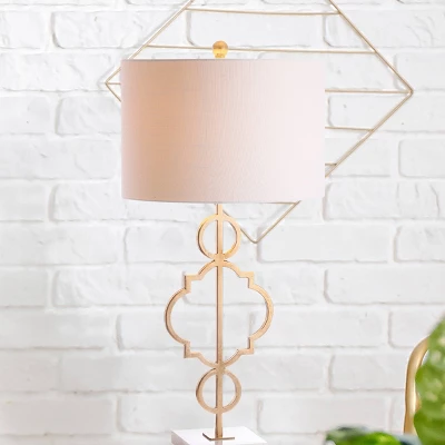 31" Metal July Table Lamp (Includes LED Light Bulb) Gold - JONATHAN Y 4 31" Metal July Table Lamp (Includes LED Light Bulb) Gold - JONATHAN Y - Image 4