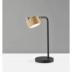Roman Table Lamp Black (Includes LED Light Bulb) - Adesso