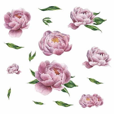 Large Peony Peel And Stick Giant Wall Decal - RoomMates 3 Large Peony Peel And Stick Giant Wall Decal - RoomMates - Image 3
