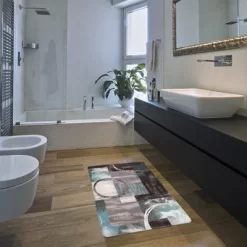 World Rug Gallery Contemporary Abstract Circles Anti Fatigue Standing Mat -Home Decoration Store GUEST 16cbb584 92bf 44e4 aee2 57153d1d8b02