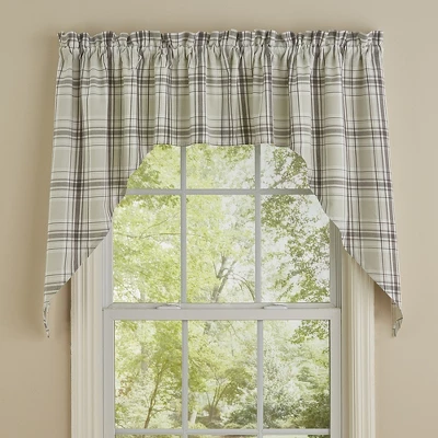 Collin Plaid Swags 72" X 36" 1 Collin Plaid Swags 72" X 36"