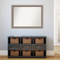 42" X 31" Non-Beveled Lyla Ornate Silver Wall Mirror - Amanti Art -Home Decoration Store GUEST 17315cd7 9246 4240 8379 8d86ffa9794b