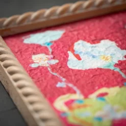 Home Decoration Store 22 24.75"H Sullivans Bright Floral Watercolor Art, Multicolored