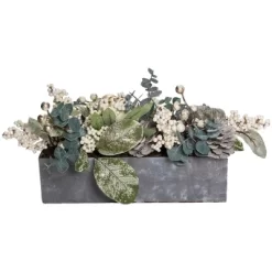 Northlight 10.25" Neutral Colored Pumpkin And Leaves Fall Harvest Floral Arrangement -Home Decoration Store GUEST 17496215 d193 4ce0 a220 a25116383ddf