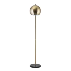 FC Design Modern Standing Adjustable Floor Lamp With Metal Dome Shade And Black Marble Base In Brass Gold Finish - Brass Gold -Home Decoration Store GUEST 17aca8dc 7a4a 4872 bf09 4c50ce7e8efa