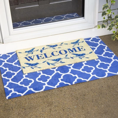 Evergreen Welcome Birds Coir Mat 2 Evergreen Welcome Birds Coir Mat - Image 2