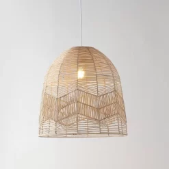 17.5" 1-Light Sofia Farmhouse Coastal Rattan LED Pendant Brown - JONATHAN Y -Home Decoration Store GUEST 1a7a0c13 8c1c 4446 b805 b9b384eb6fd3