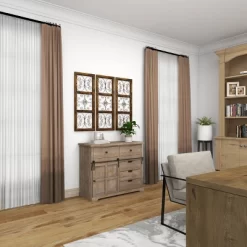 36" X 14" Wood Scroll Window Inspired Wall Decor With Metal Scrollwork Relief Brown - Olivia & May -Home Decoration Store GUEST 1a8093fb 8896 4b4e 8077 32d712755ac8