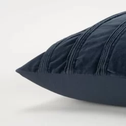 22"x22" Oversize Pintuck Striped Square Throw Pillow Navy - Rizzy Home 6 22"x22" Oversize Pintuck Striped Square Throw Pillow Navy - Rizzy Home -Home Decoration Store GUEST 1aca534f 65e3 494d ad1c 0c21e1425c6f