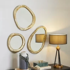 Aluminum Abstract Wall Mirror Set Of 3 - Olivia & May -Home Decoration Store GUEST 1b31e5cc 3b5f 4266 8320 a20a5884452e