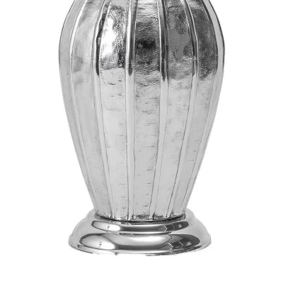 NuLOOM Gardner 22" Iron Table Lamp Lighting - Nickel 22" H X 10" W X 10" D 2 NuLOOM Gardner 22" Iron Table Lamp Lighting - Nickel 22" H X 10" W X 10" D - Image 2