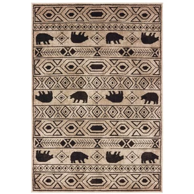 Weston Geometric Impressions Area Rug Ivory/Black - Captiv8e Designs 5 Weston Geometric Impressions Area Rug Ivory/Black - Captiv8e Designs - Image 5