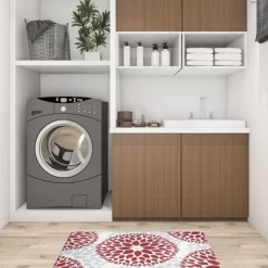 World Rug Gallery Modern Floral Circles Anti Fatigue Standing Mat -Home Decoration Store GUEST 1cb03a8c 29db 4dfd aec2 76ce794a05c7