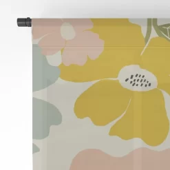 Gale Switzer Happiness Blooms Single Panel Sheer Window Curtain - Deny Designs -Home Decoration Store GUEST 1eb7bf3a fe92 4629 bc11 894233806fb6
