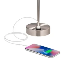 360 Lighting Justin Modern Accent Table Lamps 18" High Set Of 2 Silver With USB Charging Port And Table Top Dimmers White Shade For Bedroom Home Desk 9 360 Lighting Justin Modern Accent Table Lamps 18" High Set Of 2 Silver With USB Charging Port And Table Top Dimmers White Shade For Bedroom Home Desk -Home Decoration Store GUEST 1ed8ffa3 c185 4bb9 be40 1d308b67ccba