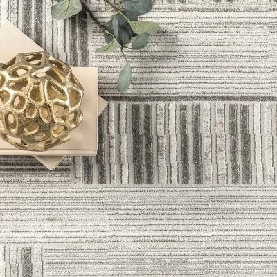 NuLOOM Violet Modern Abstract Linework Area Rug 5 NuLOOM Violet Modern Abstract Linework Area Rug - Image 5