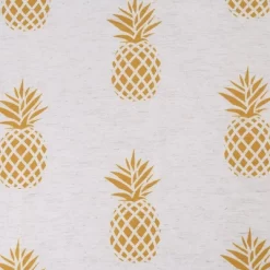 Trinity Pineapple Print Linen Blend Kitchen Tier Curtains For Bathroom Small Half Window Cafe -Home Decoration Store GUEST 223f247b 58a4 4aa4 88e8 fcf6484449d1