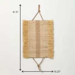 Sullivans Rattan Woven Fiber Wall Decor 41.5"H Brown -Home Decoration Store GUEST 22c33901 7235 4cf5 9aa7 241f94b4a65f