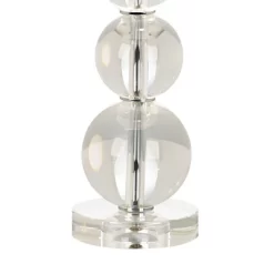 Vienna Full Spectrum Modern Table Lamp 26 1/2" High With USB Dimmer Stacked Crystal Spheres White Drum Shade For Bedroom Living Room Desk Bedside 12 Vienna Full Spectrum Modern Table Lamp 26 1/2" High With USB Dimmer Stacked Crystal Spheres White Drum Shade For Bedroom Living Room Desk Bedside -Home Decoration Store GUEST 22e7b211 06ed 43bb ab69 6ac66d91a3b9