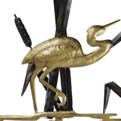Two Gossiping Cranes Metal Wall Decor Gold - StyleCraft -Home Decoration Store GUEST 22f31fe1 fd47 4184 b161 ef7dbdfe65dc