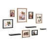 10pc Gallery Frame Box Set Rustic Brown/Black - Kate & Laurel All Things Decor