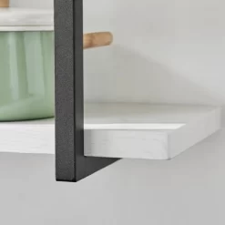 31.5" X 33.2" Modern 3 Tier Hanging Bracket Wall Shelve White Birch - Danya B. -Home Decoration Store GUEST 233a719d 4674 43c8 8bb0 5ec0056afee3