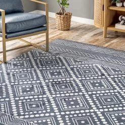 NuLOOM Phyllis Machine Washable Diamond Trellis Area Rug -Home Decoration Store GUEST 246a6d94 220f 40e5 9c0b 15cb9906394f