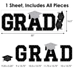 Big Dot Of Happiness Silver Graduation Party Decor - Vinyl Wall Decals - Grad 10 Big Dot Of Happiness Silver Graduation Party Decor - Vinyl Wall Decals - Grad -Home Decoration Store GUEST 24831ea2 9897 4aa3 92d7 311f5b84d5dc