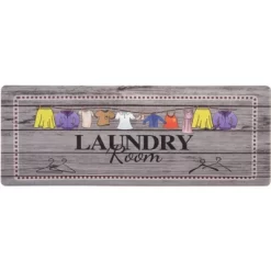 World Rug Gallery Laundry Room Standing Mat -Home Decoration Store GUEST 26a062b8 ee90 46ff 930b e5b6cadd7a4e