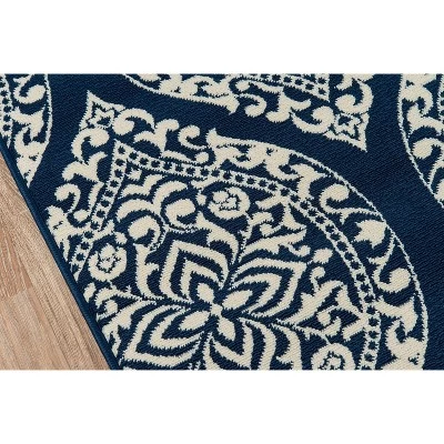 2'3"x4'6" Baja Bayou Accent Rug Navy - Momeni 2 2'3"x4'6" Baja Bayou Accent Rug Navy - Momeni - Image 2
