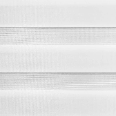 1pc Light Filtering Cordless Zebra Window Shade With Fabric Roller Valance White - Lumi Home Furnishings 3 1pc Light Filtering Cordless Zebra Window Shade With Fabric Roller Valance White - Lumi Home Furnishings - Image 3