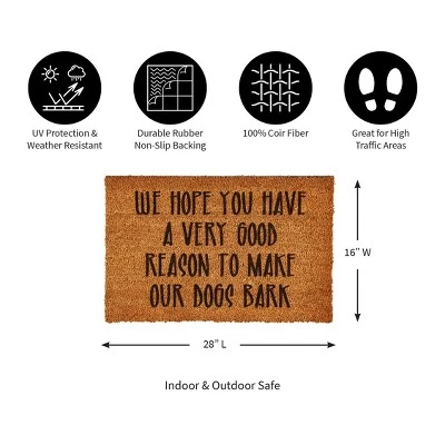 Evergreen WE HOPE YOU HAVE A VERY GOOD REASON TO MAKE OUR DOGS BARK 2 Evergreen WE HOPE YOU HAVE A VERY GOOD REASON TO MAKE OUR DOGS BARK - Image 2