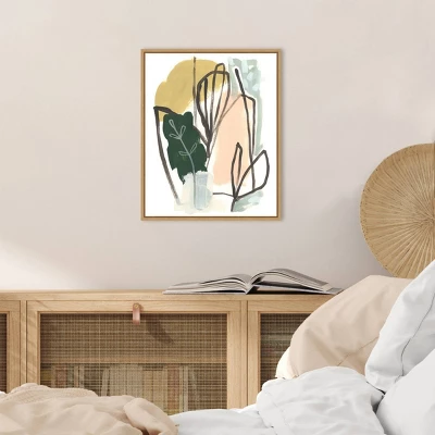 16" X 20" Tropical Abstract I By June Erica Vess Framed Canvas Wall Art - Amanti Art 5 16" X 20" Tropical Abstract I By June Erica Vess Framed Canvas Wall Art - Amanti Art - Image 5