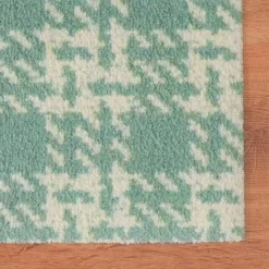 2'x3' ColorStar Hook Knit Door Mat Green - Bungalow Flooring -Home Decoration Store GUEST 29a406e0 265a 4bc9 bbcf 0404f0f4a55b