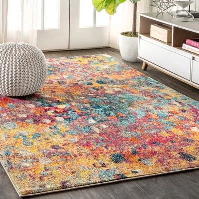 Contemporary POP Modern Abstract Area Rug - JONATHAN Y 2 Contemporary POP Modern Abstract Area Rug - JONATHAN Y - Image 2