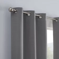 Set Of 2 Talisa Absolute Zero And Draft Blocker Blackout Curtain Panels - Eclipse