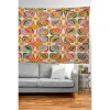 Evamatise Abstract Flowers Summer Holiday Tapestry - Society6
