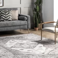 NuLOOM Gladys Machine Washable Vintage Medallion Area Rug 17 NuLOOM Gladys Machine Washable Vintage Medallion Area Rug -Home Decoration Store GUEST 2b4a7af2 a228 4370 bf9b 112a24c4964b