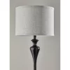 Caleb Floor Lamp Black - Adesso