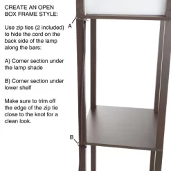 Hastings Home Floor Lamp – Etagere Style Standing Light With 3 Tiers Of Storage Shelving, Brown 10 Hastings Home Floor Lamp – Etagere Style Standing Light With 3 Tiers Of Storage Shelving, Brown -Home Decoration Store GUEST 2cb8f433 3fa0 4ace 8070 1f4897c111fc