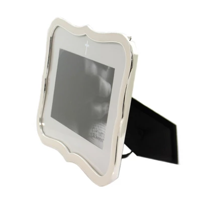Roman Religious 6.5" White Communion Frame Holy Church Cross - Single Image Frames 2 Roman Religious 6.5" White Communion Frame Holy Church Cross - Single Image Frames - Image 2