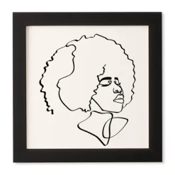 Domonique Brown Soul Fro Framed Wall Art Black - Deny Designs -Home Decoration Store GUEST 2e3dd1e2 7a40 4c50 92d7 781e008f251a