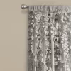 Home Boutique Riley Window Curtain Panel Light Gray Single 54x84
