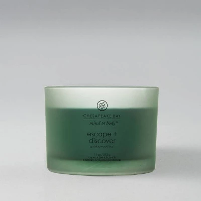 Glass Jar 3-Wick Mind & Body Escape & Discover Candle - Chesapeake Bay Candle 6 Glass Jar 3-Wick Mind & Body Escape & Discover Candle - Chesapeake Bay Candle - Image 6