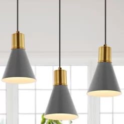 6" 1-Light Apollo Mid-Century Modern Iron LED Pendant - JONATHAN Y -Home Decoration Store GUEST 2f364ee3 286b 43fc 8601 219f39c76c5b