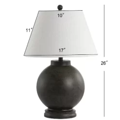 26" Sophie Resin Table Lamp (Includes LED Light Bulb) Gray - JONATHAN Y -Home Decoration Store GUEST 2f58a585 9917 4692 8ea4 db3690814d90