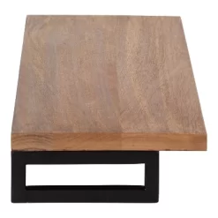 24" X 3" Lankford Wood Shelf Natural/Black - Kate & Laurel All Things Decor -Home Decoration Store GUEST 2f690c83 7d1d 46f1 9684 7ed095c80806