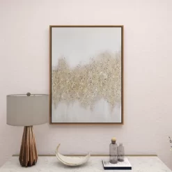 Glam Metal Abstract Framed Wall Art With Gold Frame Gold - CosmoLiving By Cosmopolitan -Home Decoration Store GUEST 2fc68aa4 7817 410d 98a9 7dc0e36102b5
