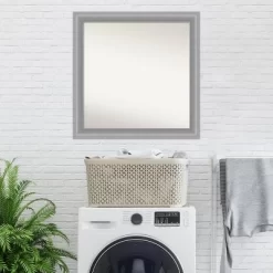 31" X 31" Non-Beveled Peak Polished Nickel Narrow Wall Mirror - Amanti Art -Home Decoration Store GUEST 2ffffa3f f007 44c6 9b14 a9e871b0b750